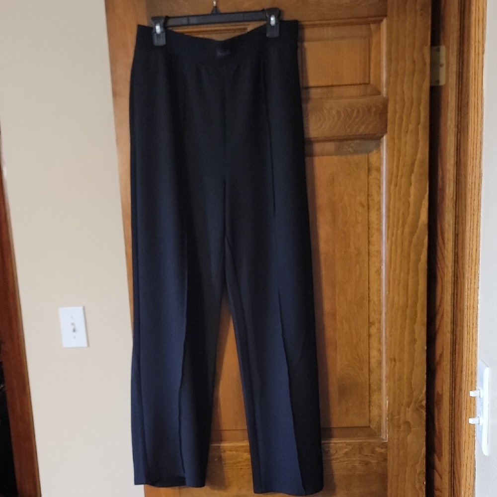 nuuds Wide-Leg Black Dress Pants